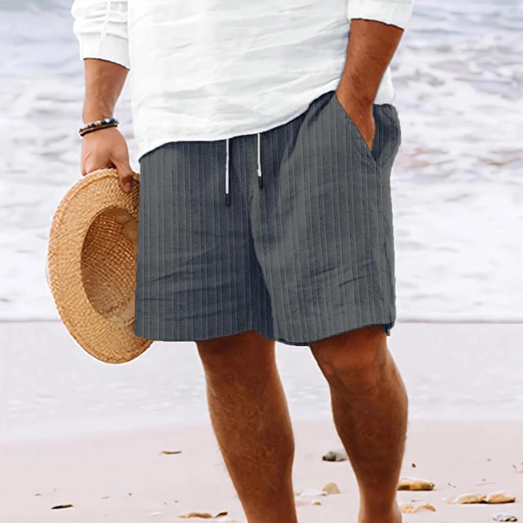 Men’s Linen-Blend Shorts | Lightweight | Summer Casual Wear