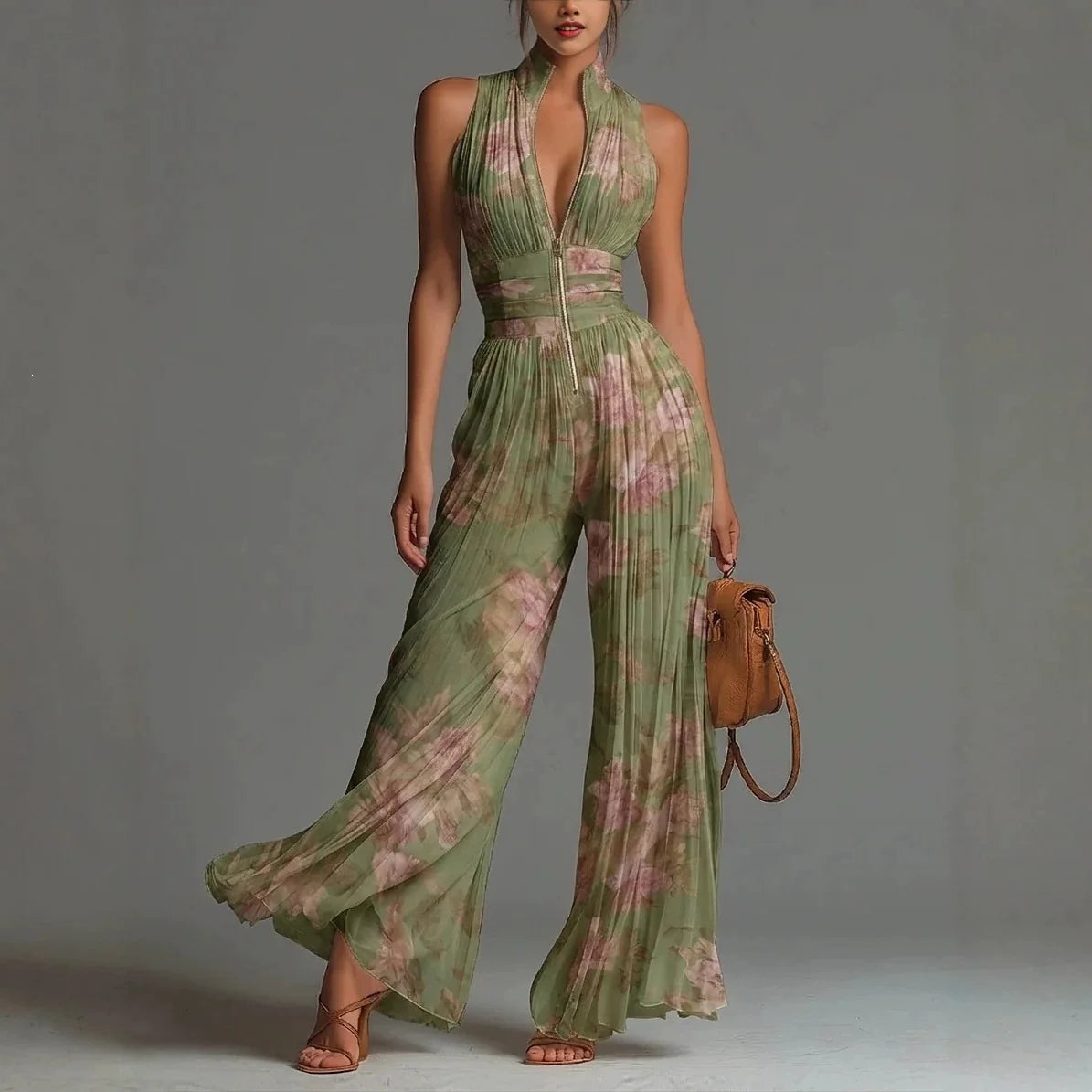 Sophie™ Elegant Floral Jumpsuit