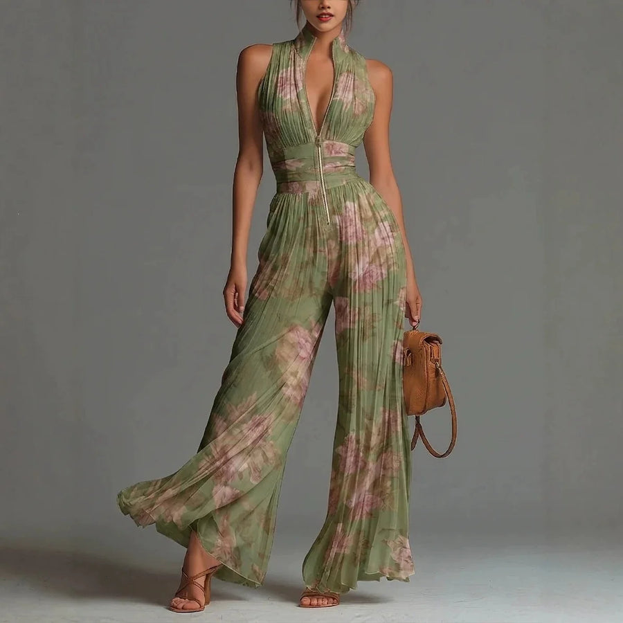 Sophie™ Elegant Floral Jumpsuit