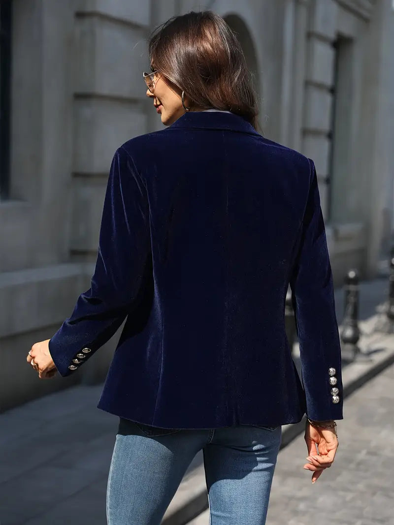Caterina - Elegant velvet blazer