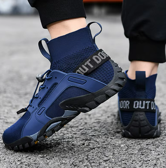 Men’s Trail Utility Sneakers | Durable Outdoor Grip & Breathable Mesh