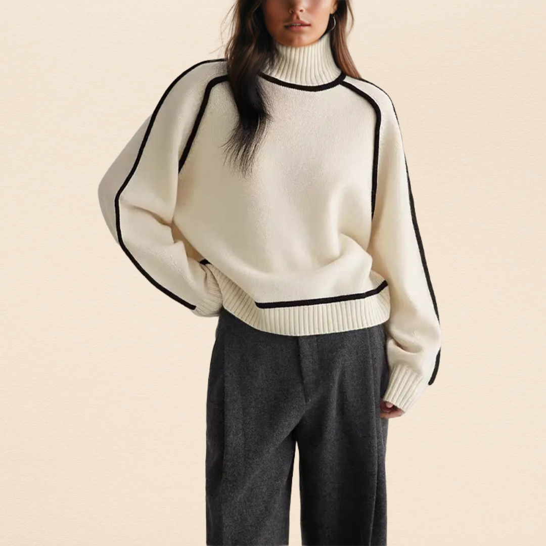 MIRABELLA™ - COUTURE TURTLENECK JUMPER