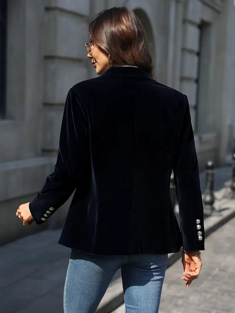 Caterina - Elegant velvet blazer