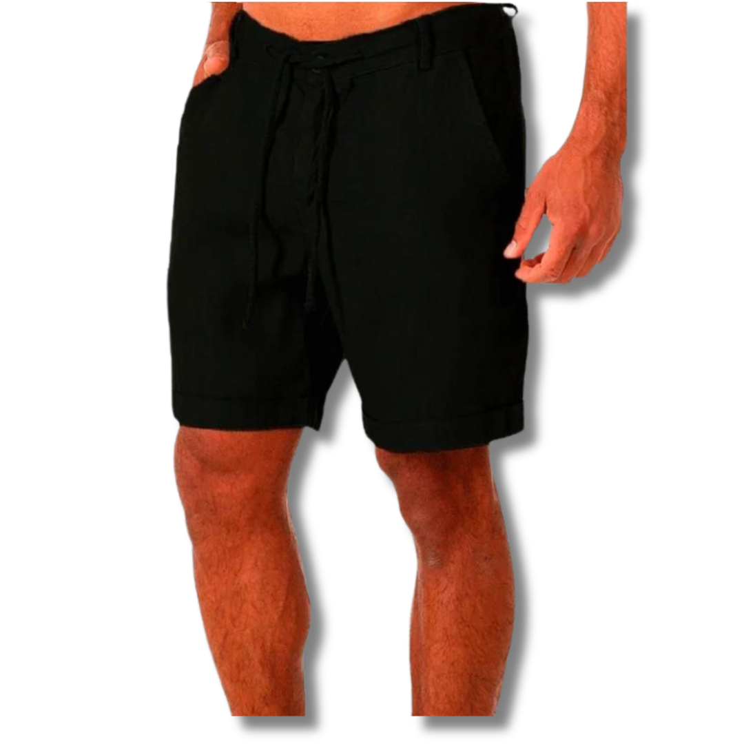 Men’s Rolled-Hem Cotton Shorts | Casual Summer Everyday Wear