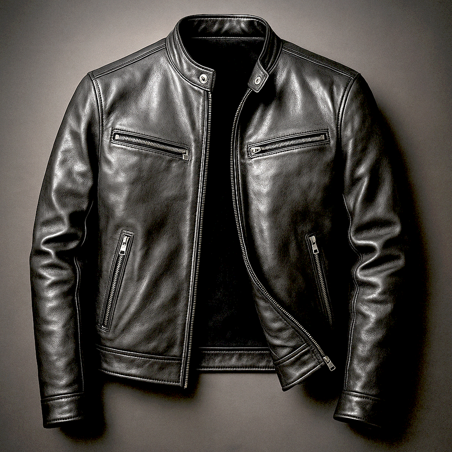 Harrison | Vintage Leather Café Racer Jacket