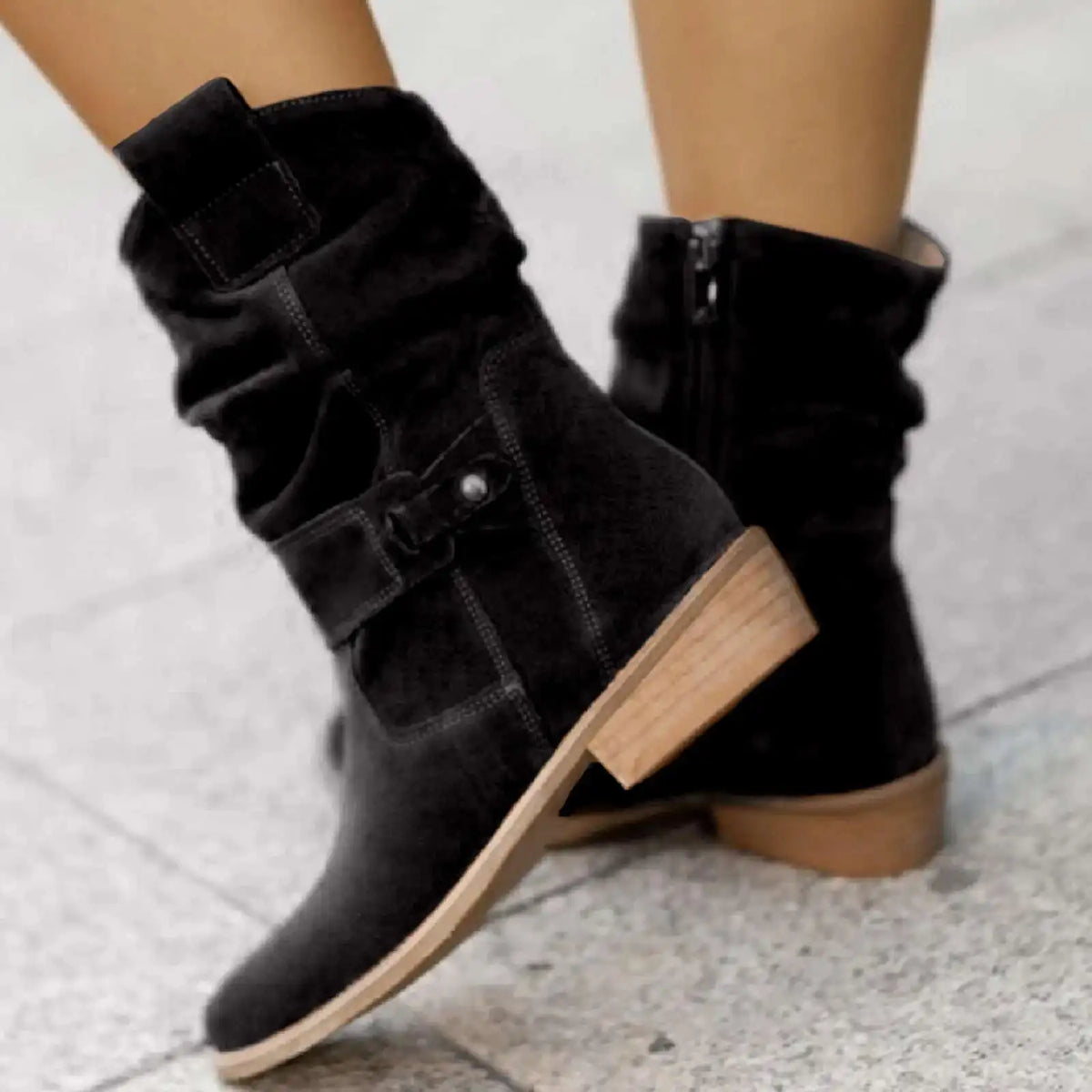 Women's Suede Knee-High Boots