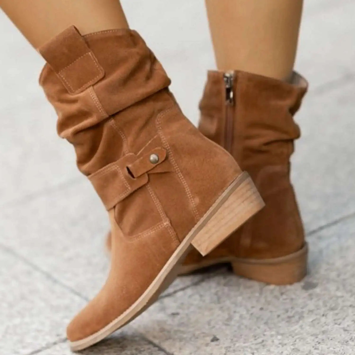 Women's Suede Knee-High Boots