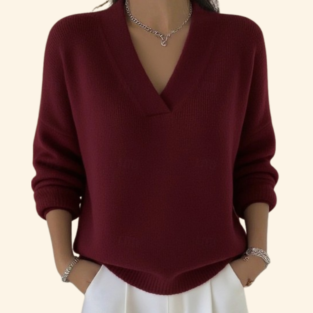 Noor | V-Neck Sweater