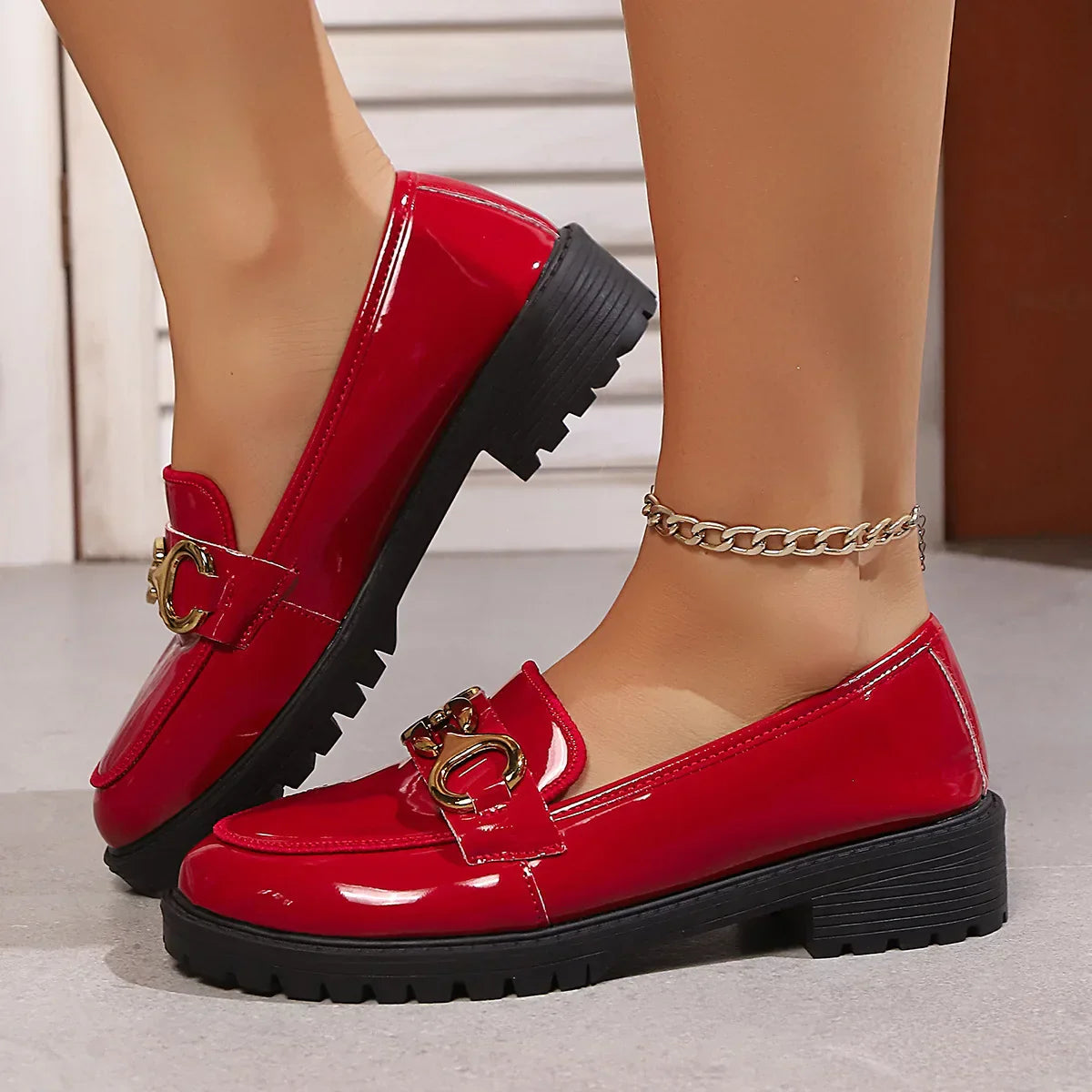Bella Gloss Loafers