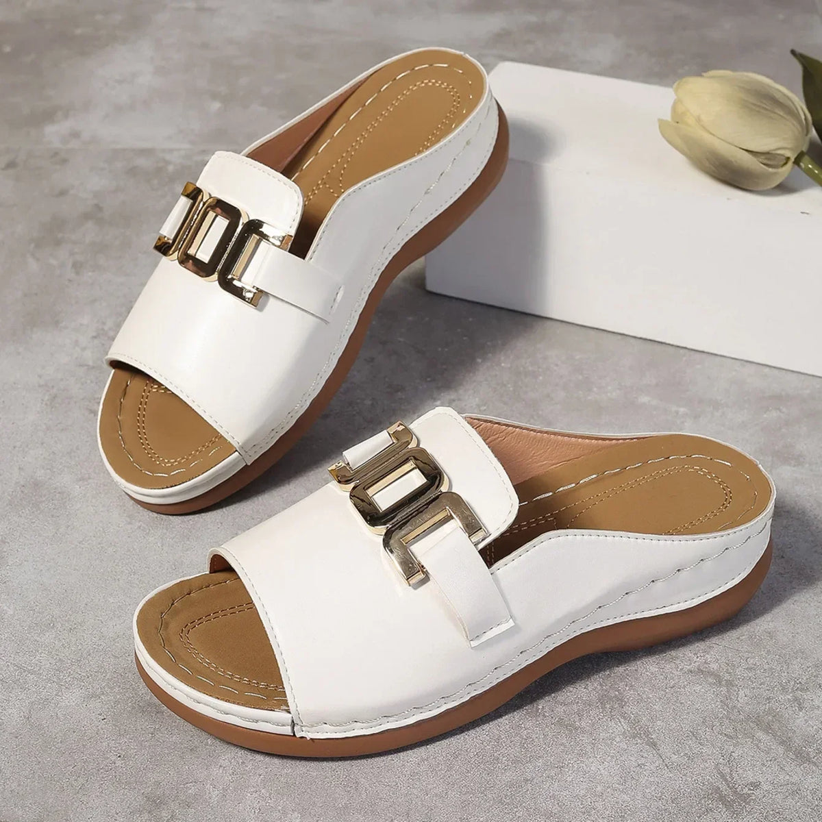 Emma Buckle Sandals