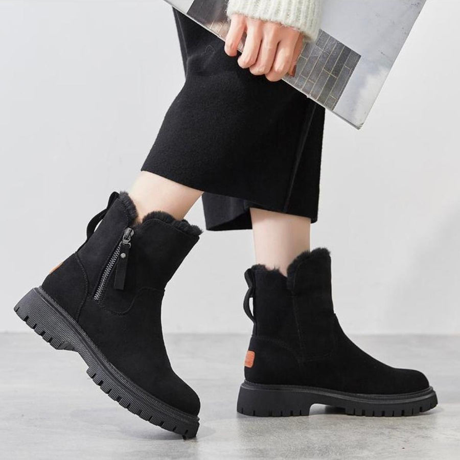 Women's Warm Fur Waterproof Winter Boots