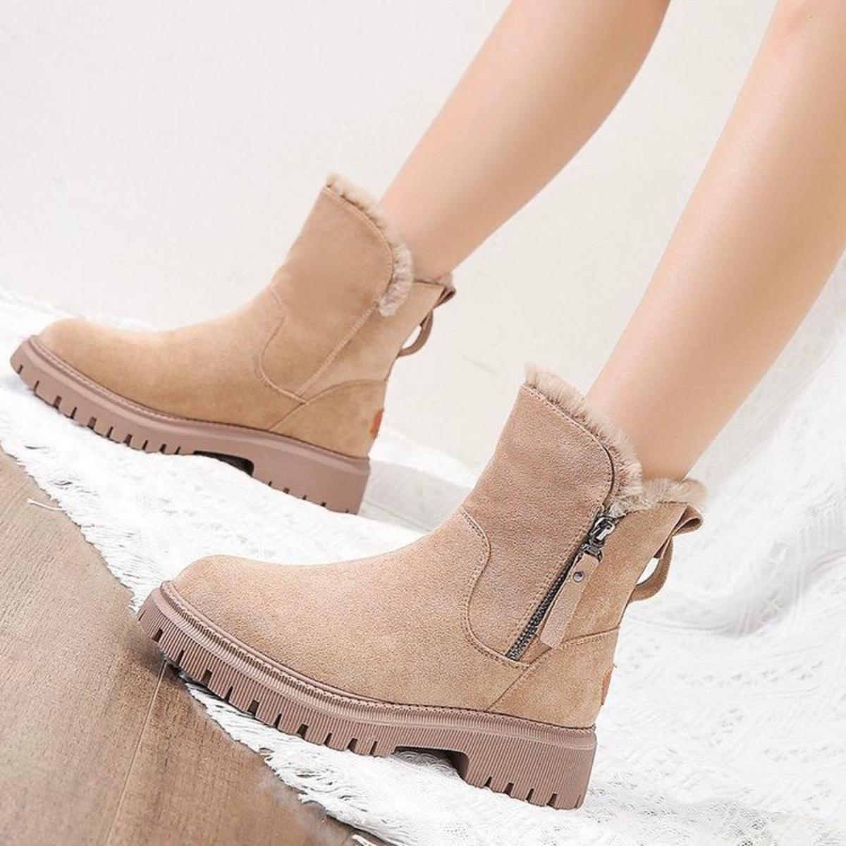 Women's Warm Fur Waterproof Winter Boots