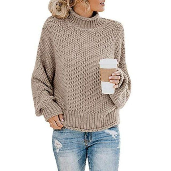 Iris™ - LOOSE KNIT PULLOVER SWEATER WITH RELAXED FIT