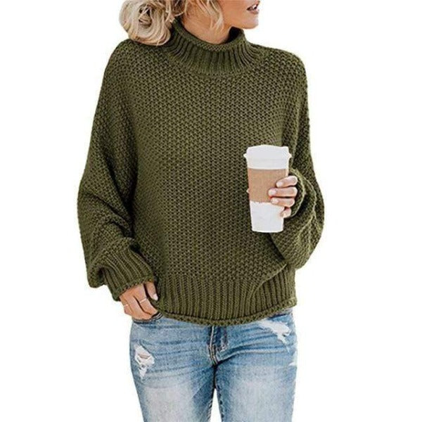 Iris™ - LOOSE KNIT PULLOVER SWEATER WITH RELAXED FIT