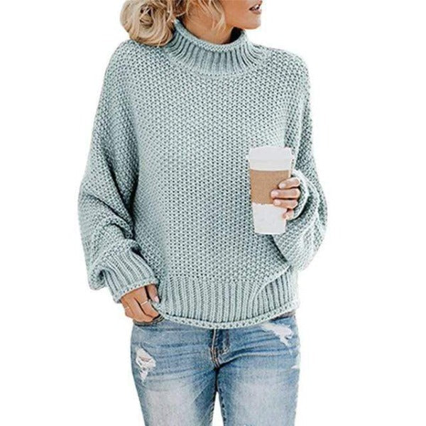 Iris™ - LOOSE KNIT PULLOVER SWEATER WITH RELAXED FIT