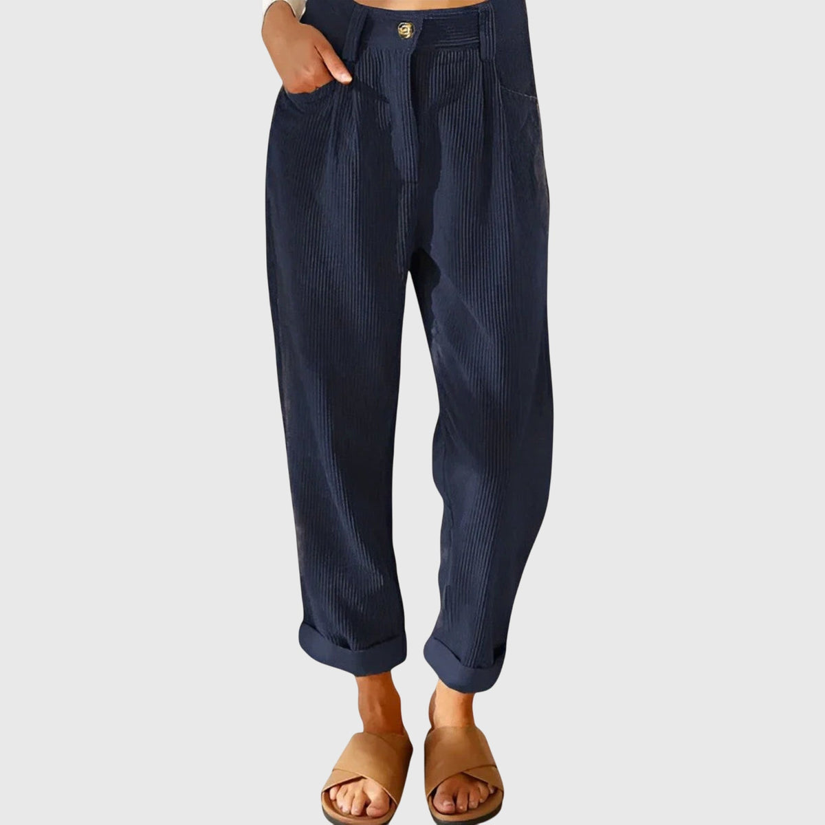 Kaitlyn | Modern Cord Trousers