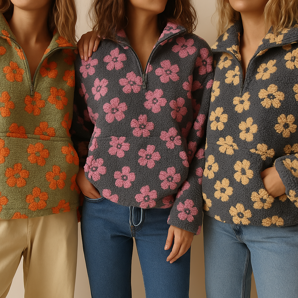 Célaine™ - FLORAL SWEATER WITH ELEGANT DESIGN