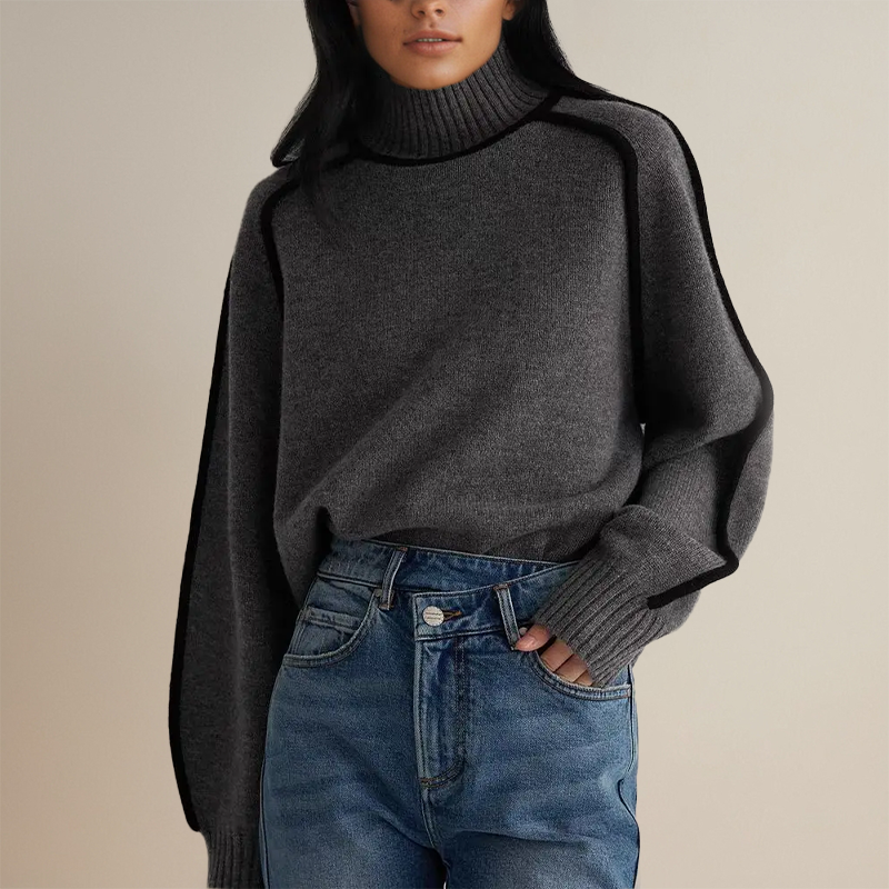 MIRABELLA™ - COUTURE TURTLENECK JUMPER