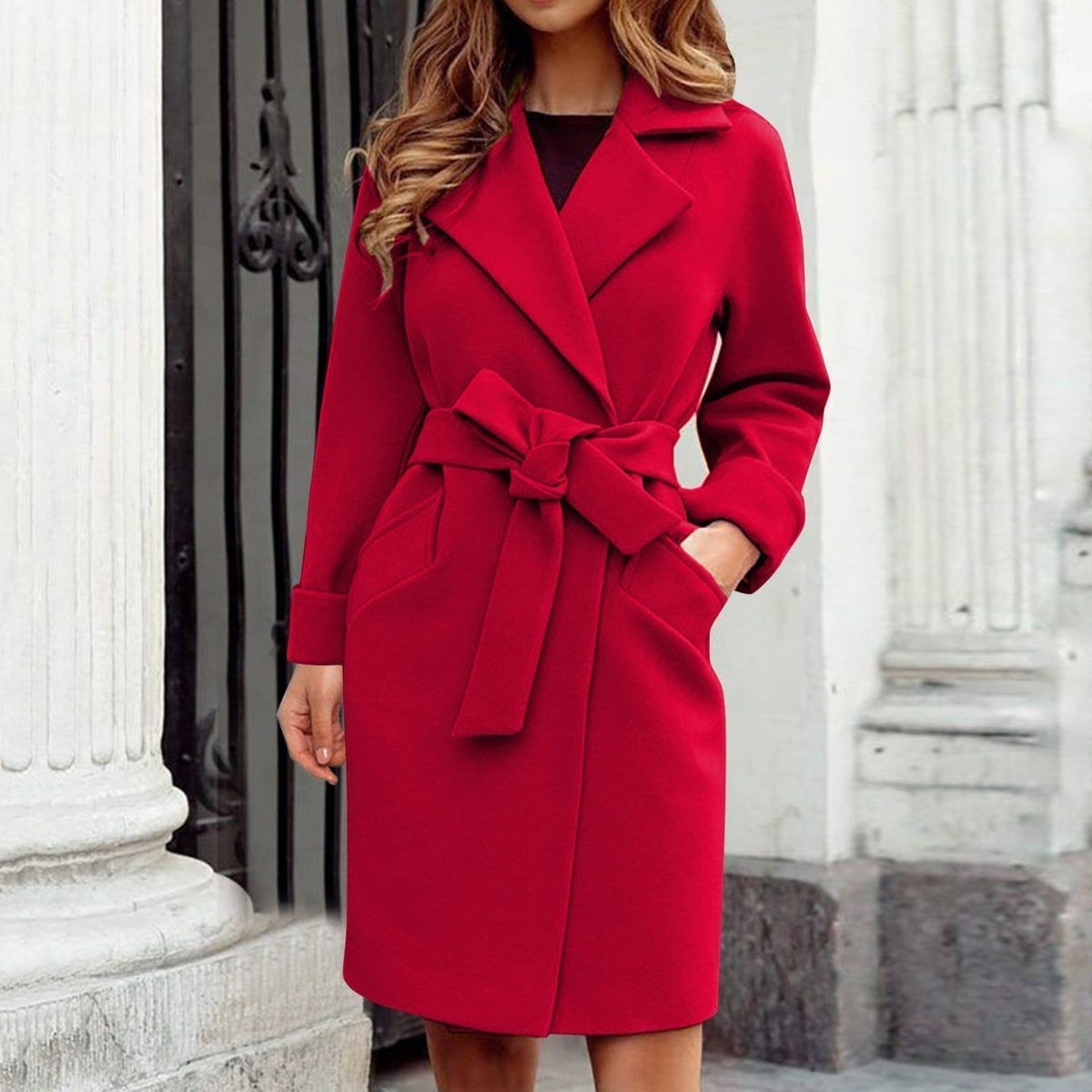 Grace- Timeless belted Coat